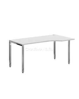 Стол эргономичный Skyland XTEN GLOSS XGCET 169(R) белый/нержавейка, изображение 1