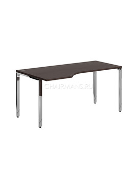 Стол эргономичный Skyland XTEN GLOSS XGCET 169(L) легно темный/нержавейка полированная, изображение 1