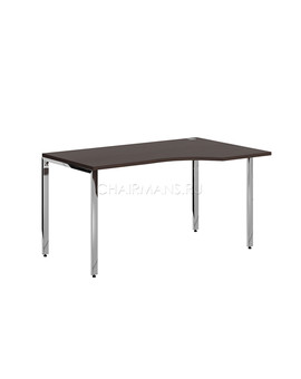 Стол эргономичный Skyland XTEN GLOSS XGCET 149(R) легно темный/нержавейка полированная, изображение 1