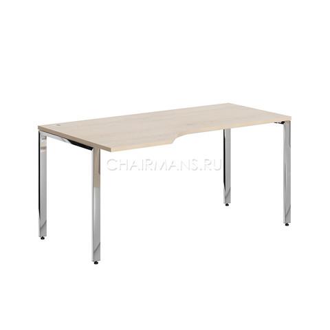 Стол эргономичный Skyland XTEN GLOSS XGCET 169(L) бук тиара/нержавейка