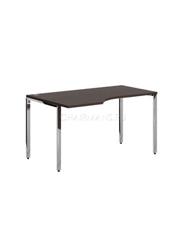 Стол эргономичный Skyland XTEN GLOSS XGCET 149(L) легно темный/нержавейка полированная, изображение 1