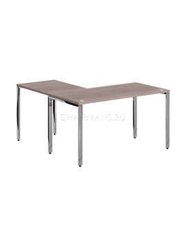 Стол угловой Skyland XTEN GLOSS XGCT 1415 дуб сонома/нержавейка, изображение 2