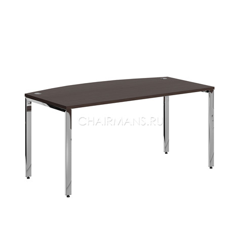 Стол руководителя Skyland XTEN GLOSS XGET 169 легно темный/нержавейка полированная