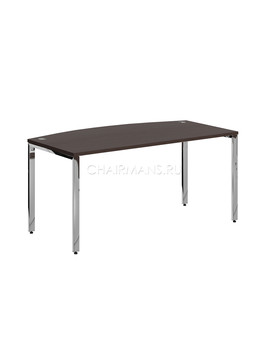 Стол руководителя Skyland XTEN GLOSS XGET 169 легно темный/нержавейка полированная, изображение 1