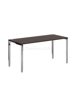 Стол прямой Skyland XTEN GLOSS XGST 167 легно темный/нержавейка полированная, изображение 1