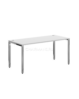 Стол прямой Skyland XTEN GLOSS XGST 167 белый/нержавейка, изображение 1