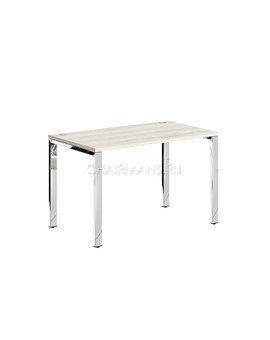 Стол прямой Skyland XTEN GLOSS XGST 127.1 сосна эдмонт/нержавейка полированная, изображение 1