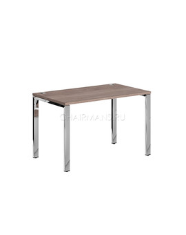 Стол прямой Skyland XTEN GLOSS XGST 127.1 дуб сонома/нержавеющая сталь, изображение 1