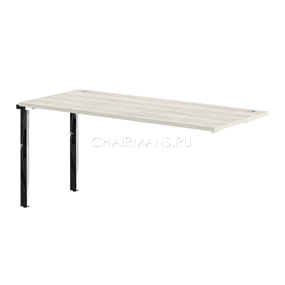 Кликните для увеличения изображения Стол промежуточный Skyland XTEN GLOSS XIGST 1670.1 сосна эдмонт/нержавейка полированная