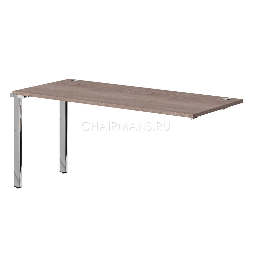 Кликните для увеличения изображения Стол промежуточный Skyland XTEN GLOSS XIGST 1670.1 дуб сонома/нержавеющая сталь