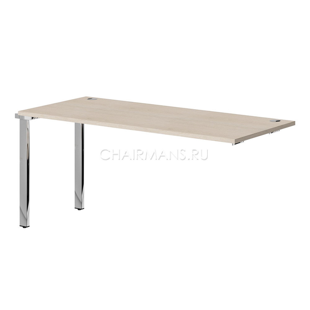 Кликните для увеличения изображения Стол промежуточный Skyland XTEN GLOSS XIGST 1670.1 бук тиара/нержавеющая сталь
