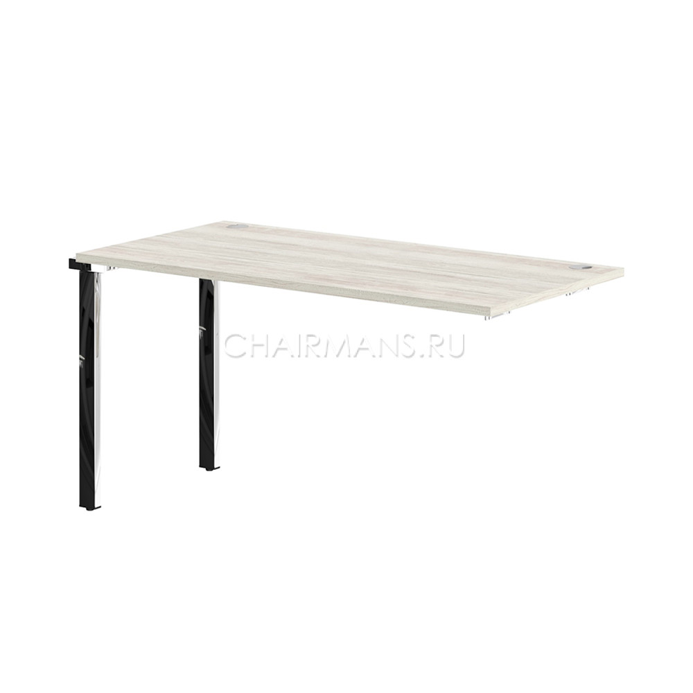 Кликните для увеличения изображения Стол промежуточный Skyland XTEN GLOSS XIGST 1470.1 сосна эдмонт/нержавейка полированная