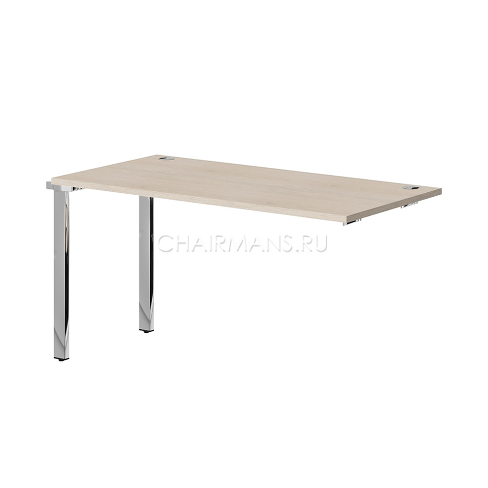 Кликните для увеличения изображения Стол промежуточный Skyland XTEN GLOSS XIGST 1470.1 бук тиара/нержавеющая сталь