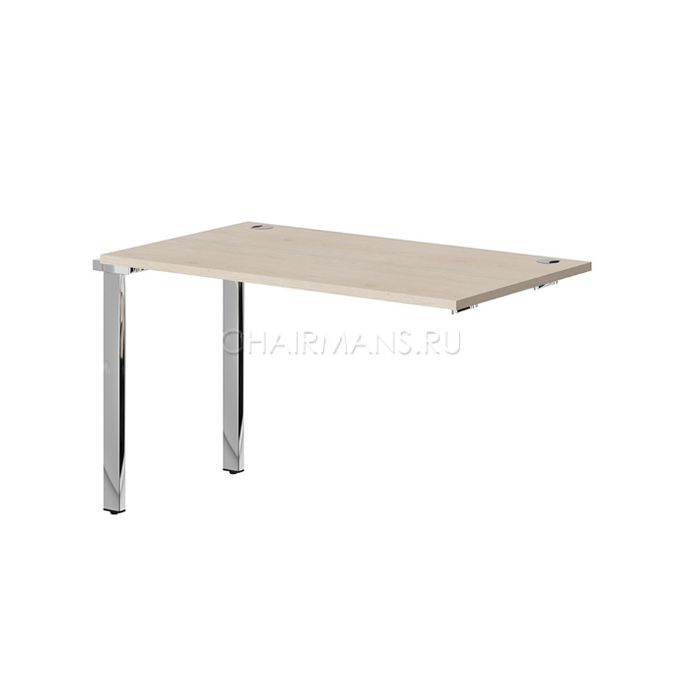 Кликните для увеличения изображения Стол промежуточный Skyland XTEN GLOSS XIGST 1270.1 бук тиара/нержавеющая сталь