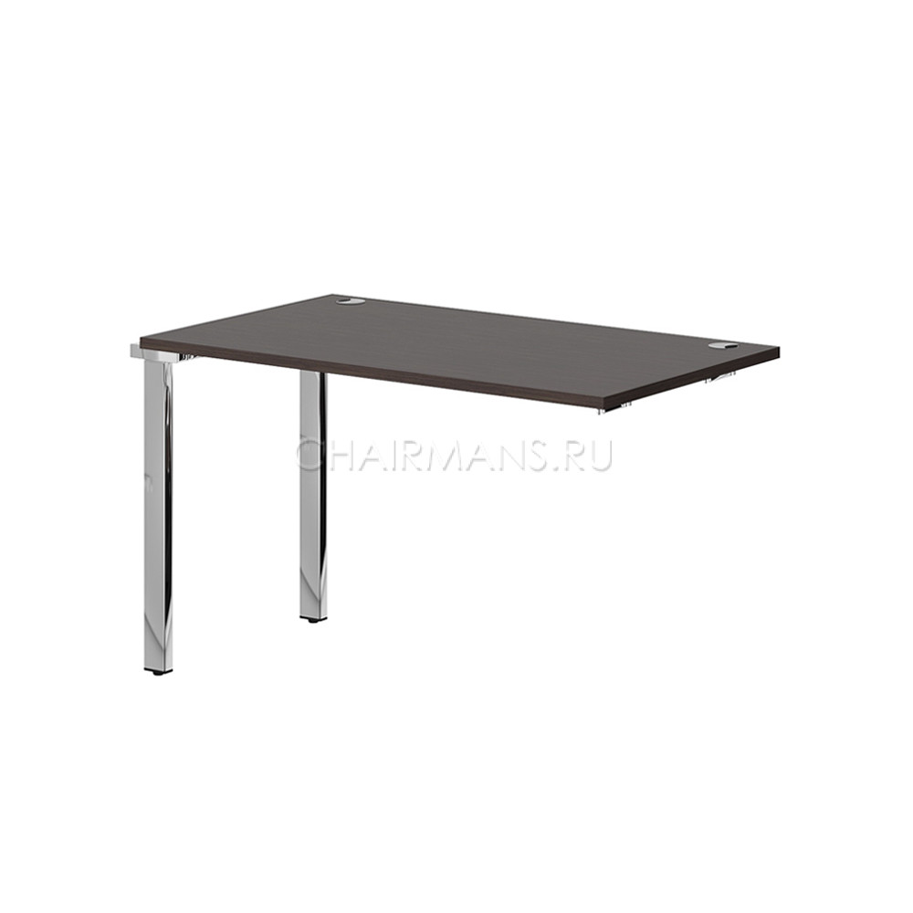 Кликните для увеличения изображения Стол промежуточный Skyland XTEN GLOSS XIGST 1270.1 легно темный/нержавеющая сталь