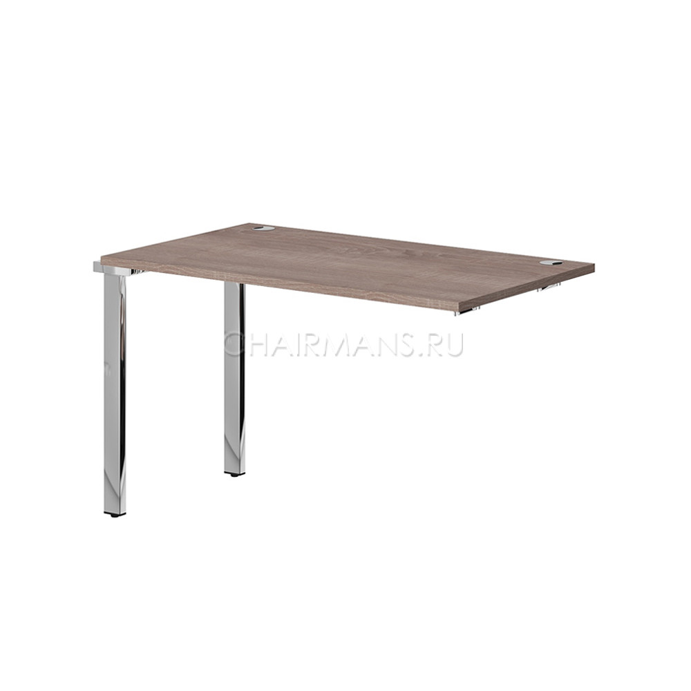 Кликните для увеличения изображения Стол промежуточный Skyland XTEN GLOSS XIGST 1270.1 дуб сонома/нержавеющая сталь