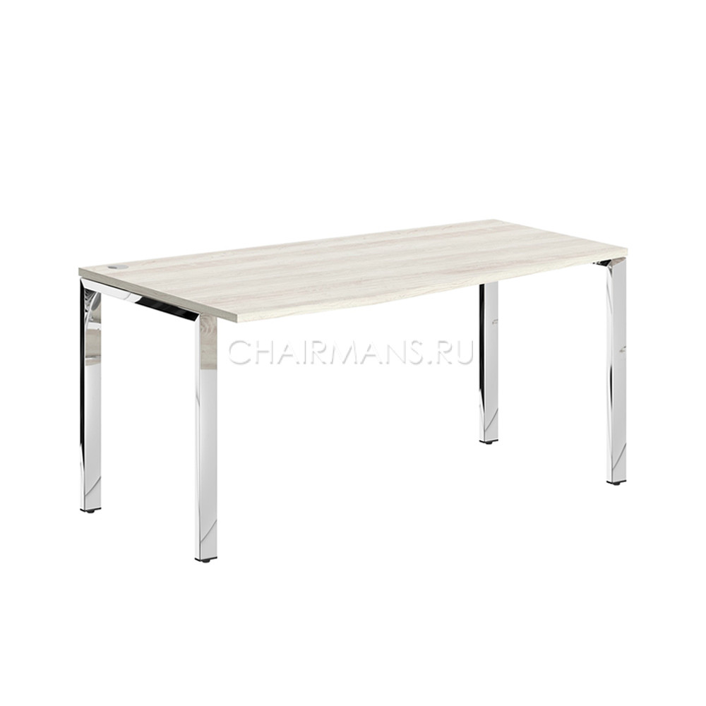 Кликните для увеличения изображения Стол письменный Skyland XTEN GLOSS XGCT 169.1 L сосна эдмонт/нержавейка полированная