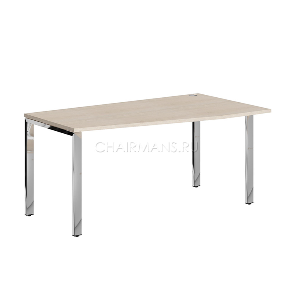 Кликните для увеличения изображения Стол письменный Skyland XTEN GLOSS XGCT 169.1 R бук тиара/нержавеющая сталь