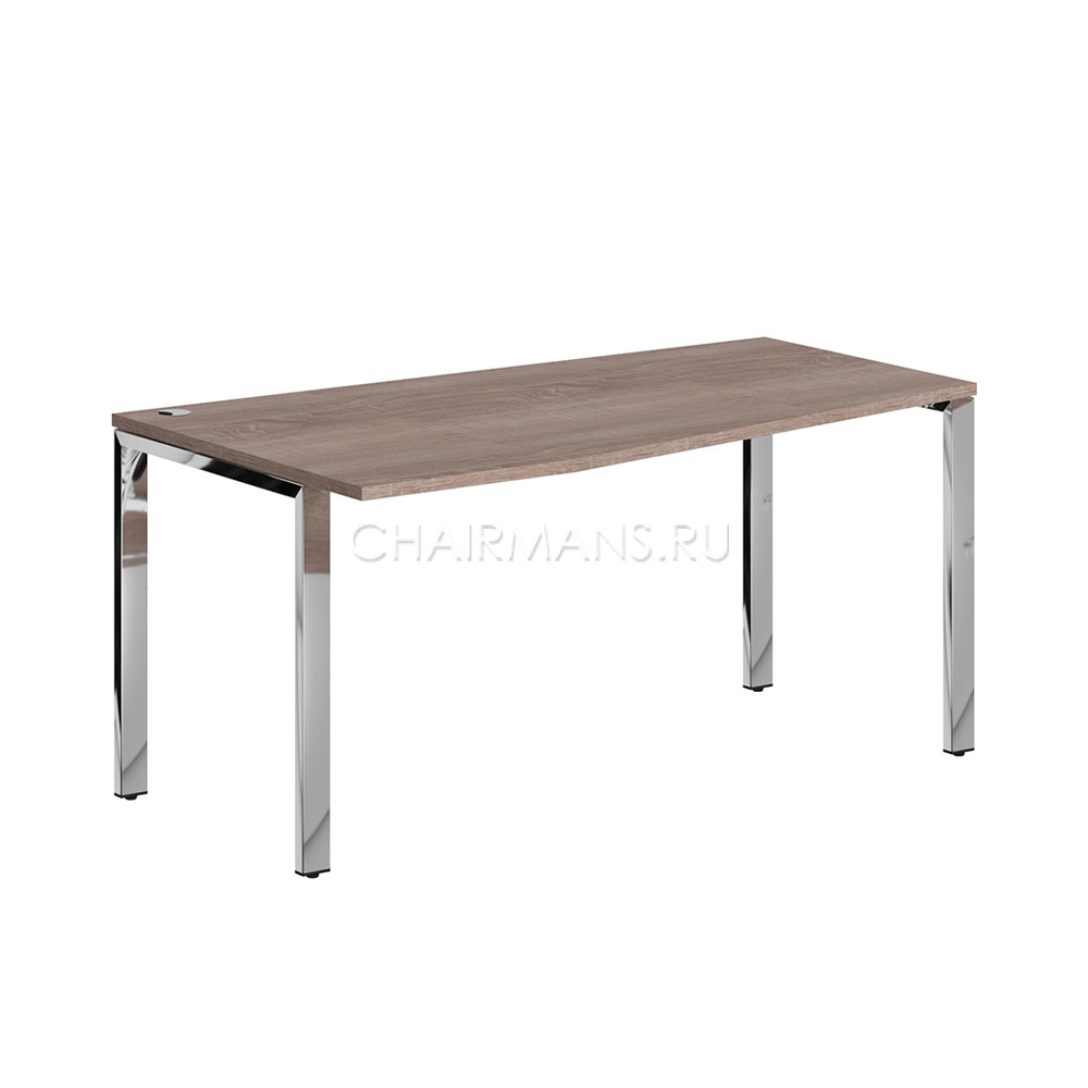 Кликните для увеличения изображения Стол письменный Skyland XTEN GLOSS XGCT 169.1 L дуб сонома/нержавеющая сталь