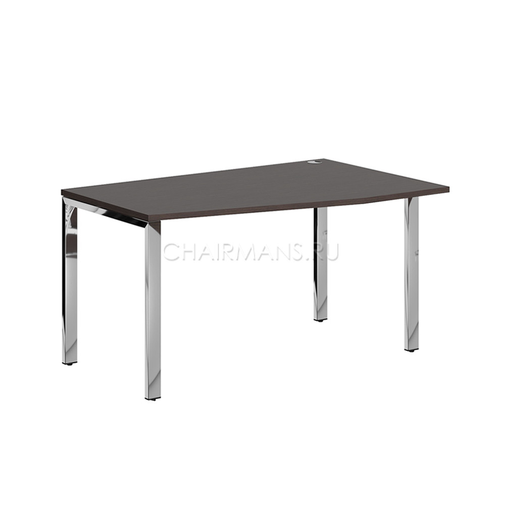 Кликните для увеличения изображения Стол письменный Skyland XTEN GLOSS XGCT 149.1 R легно темный/нержавеющая сталь