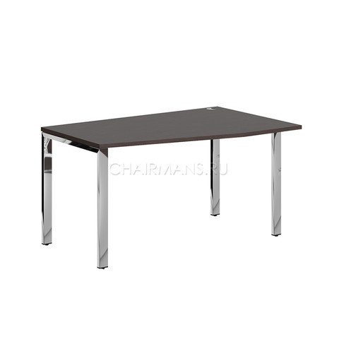 Стол письменный Skyland XTEN GLOSS XGCT 149.1 R легно темный/нержавеющая сталь