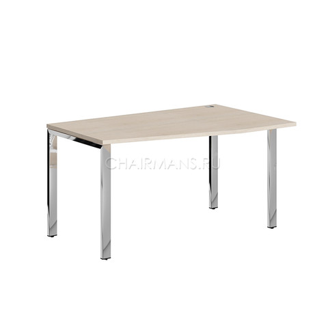 Стол письменный Skyland XTEN GLOSS XGCT 149.1 R бук тиара/нержавеющая сталь