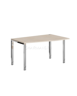 Стол письменный Skyland XTEN GLOSS XGCT 149.1 R бук тиара/нержавеющая сталь, изображение 1