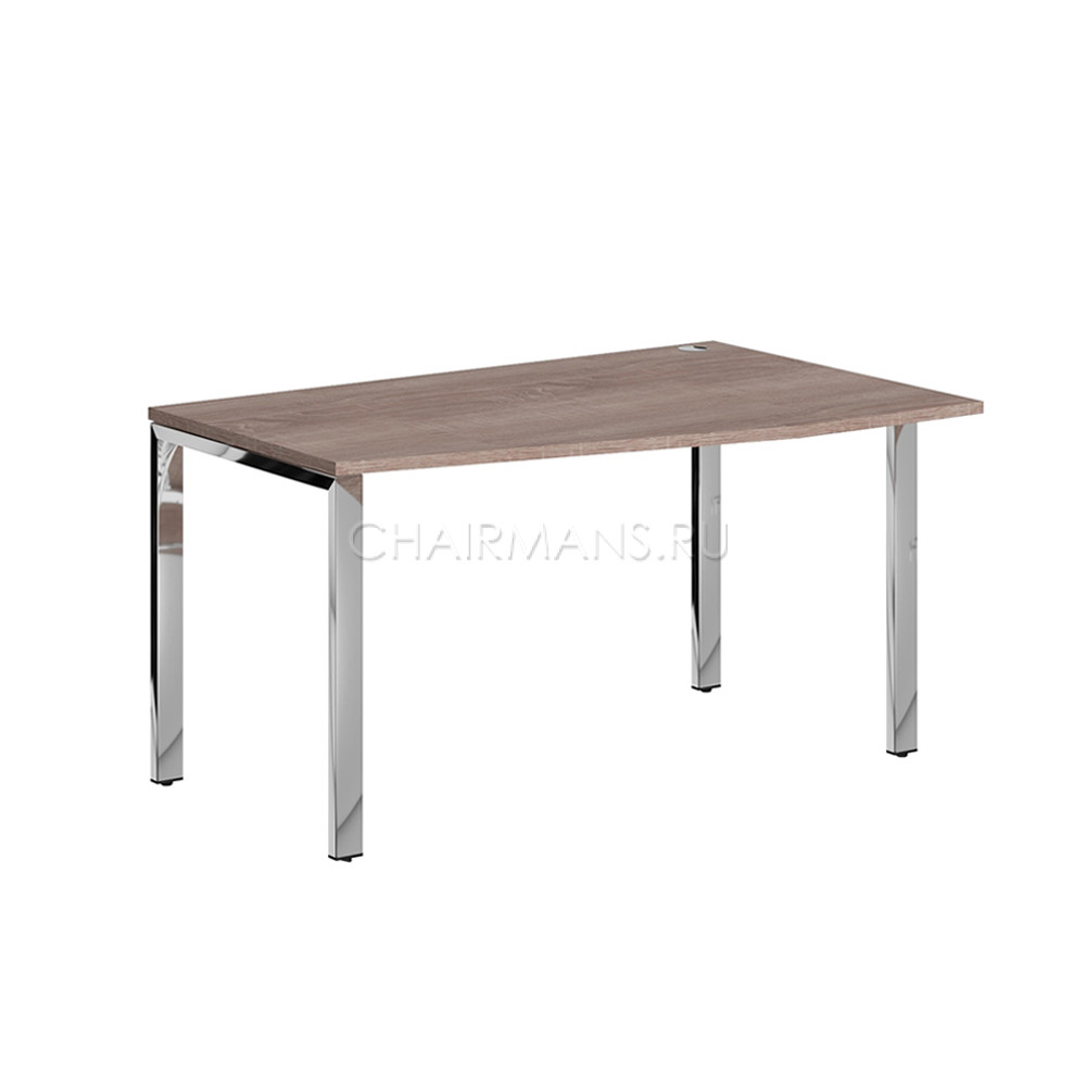Кликните для увеличения изображения Стол письменный Skyland XTEN GLOSS XGCT 149.1 R дуб сонома/нержавеющая сталь