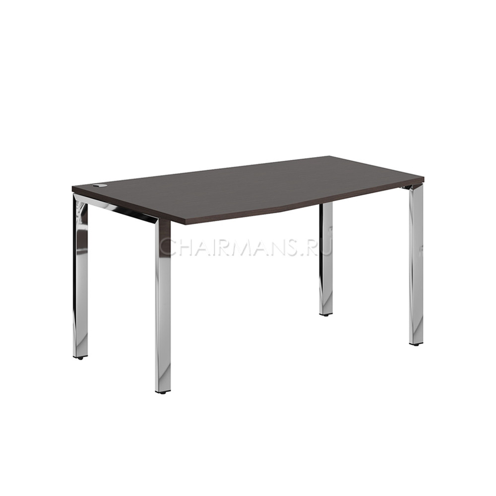 Кликните для увеличения изображения Стол письменный Skyland XTEN GLOSS XGCT 149.1 L легно темный/нержавеющая сталь