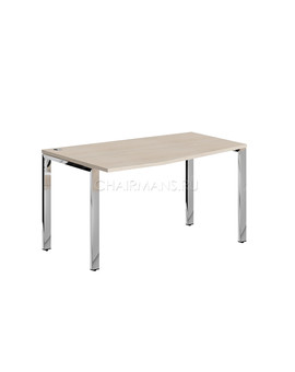 Стол письменный Skyland XTEN GLOSS XGCT 149.1 L бук тиара/нержавеющая сталь, изображение 1