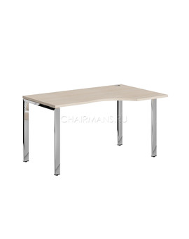 Стол письменный Skyland XTEN GLOSS XGCET 149.1 R бук тиара/нержавеющая сталь, изображение 1