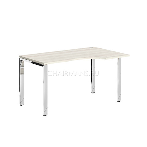 Стол письменный Skyland XTEN GLOSS XGCET 149.1 R сосна эдмонт/нержавейка полированная