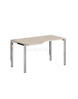 Стол письменный Skyland XTEN GLOSS XGCET 149.1 L бук тиара/нержавеющая сталь, изображение 1