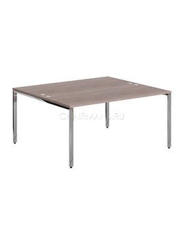 Стол 2-х местный Skyland XTEN GLOSS XGWST 1614 дуб сонома/нержавейка, изображение 1