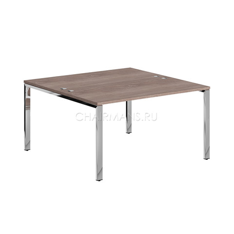 Стол 2-х местный Skyland XTEN GLOSS XGWST 1414.1 дуб сонома/нержавеющая сталь