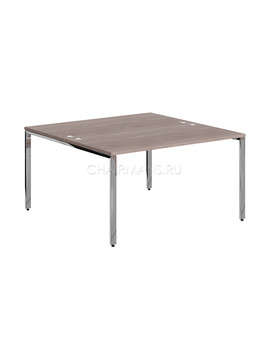 Стол 2-х местный Skyland XTEN GLOSS XGWST 1414 дуб сонома/нержавейка, изображение 1
