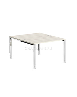 Стол 2-х местный Skyland XTEN GLOSS XGWST 1214.1 сосна эдмонт/нержавейка полированная, изображение 1