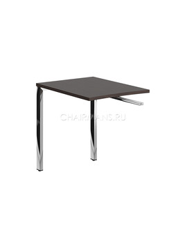 Брифинг-приставка Skyland XTEN GLOSS XGR 869.1 легно темный/нержавеющая сталь, изображение 1