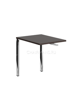 Брифинг-приставка Skyland XTEN GLOSS XGB 860.1 легно темный/нержавеющая сталь, изображение 1