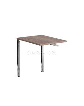 Брифинг-приставка Skyland XTEN GLOSS XGB 860.1 дуб сонома/нержавеющая сталь, изображение 1