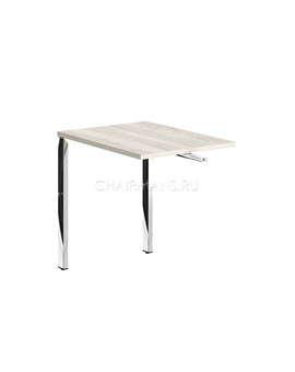 Брифинг-приставка Skyland XTEN GLOSS XGB 860.1 сосна эдмонт/нержавейка полированная, изображение 1