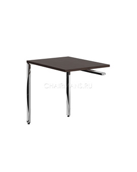 Брифинг-приставка Skyland XTEN GLOSS XGB 860 легно темный/нержавейка полированная, изображение 1