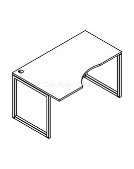 Стол эргономичный Skyland XTEN-Q XQCET 149(R) бук тиара/белый, изображение 2