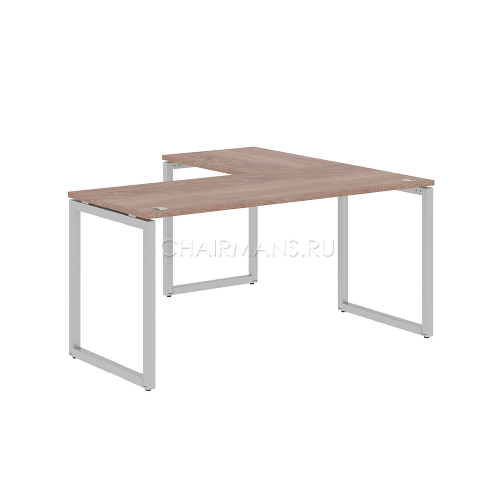 Стол угловой Skyland XTEN-Q XQCT 1615 дуб сонома/алюминий