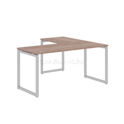 Стол угловой Skyland XTEN-Q XQCT 1615 дуб сонома/алюминий