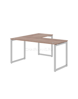 Стол угловой Skyland XTEN-Q XQCT 1615 дуб сонома/алюминий, изображение 2