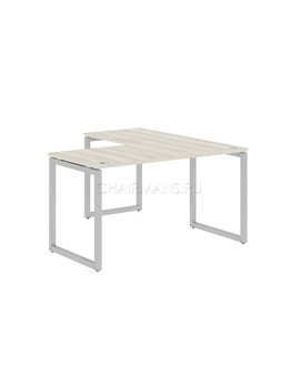 Стол угловой Skyland XTEN-Q XQCT 1415 сосна эдмонт/алюминий, изображение 1