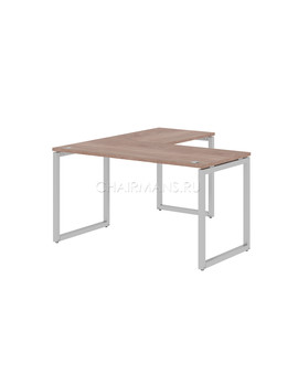 Стол угловой Skyland XTEN-Q XQCT 1415 дуб сонома/алюминий, изображение 2