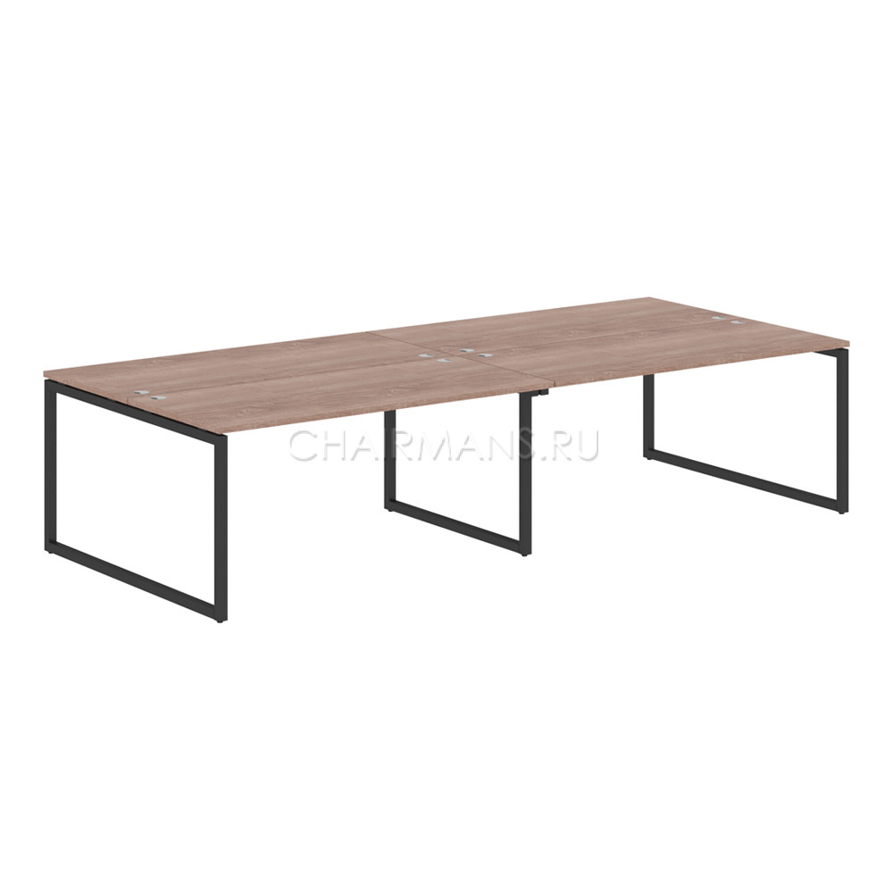 Кликните для увеличения изображения Стол 4-х местный Skyland XTEN-Q XQWST 3214 дуб сонома/антрацит
