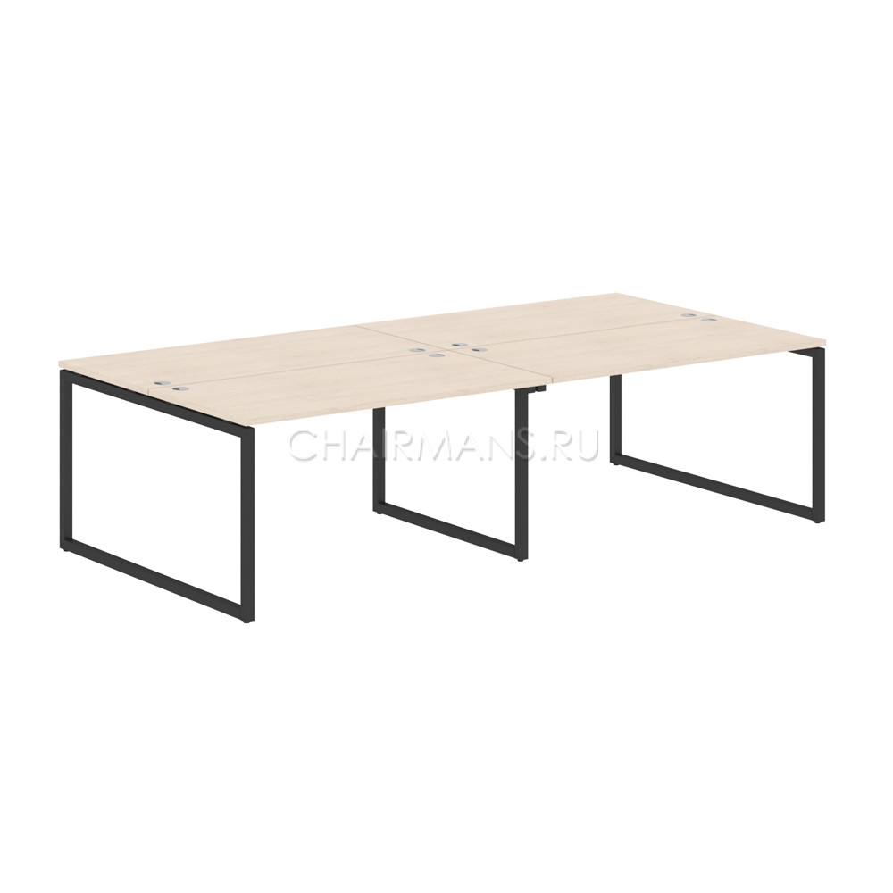 Кликните для увеличения изображения Стол 4-х местный Skyland XTEN-Q XQWST 2814 бук тиара/антрацит